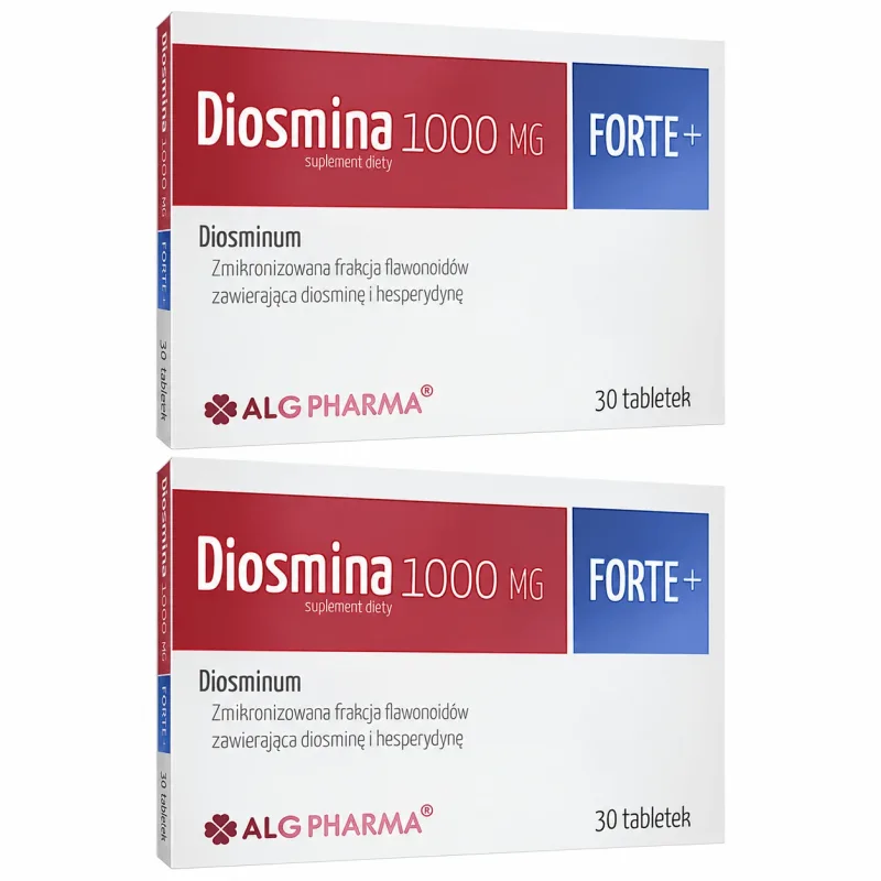 Diosmina 1000 mg Forte+, 2x30 de comprimate, ALG Pharma — preț și oferte