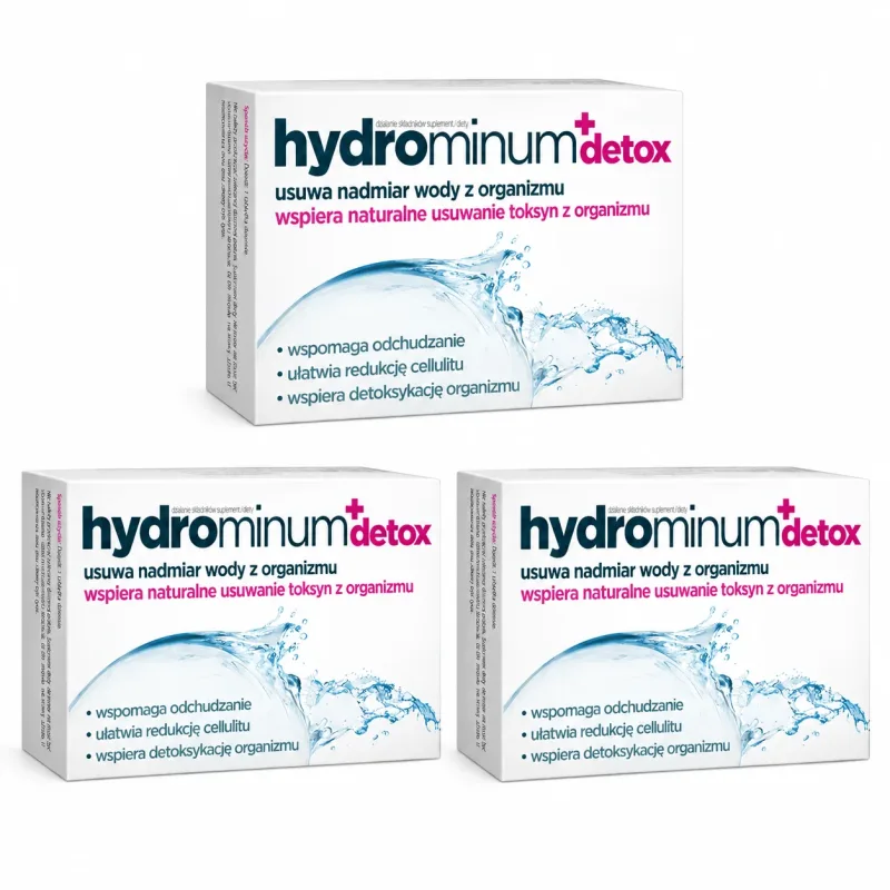 Hydrominum + Detox, 3x30 comprimate AFLOFARM — preț și oferte