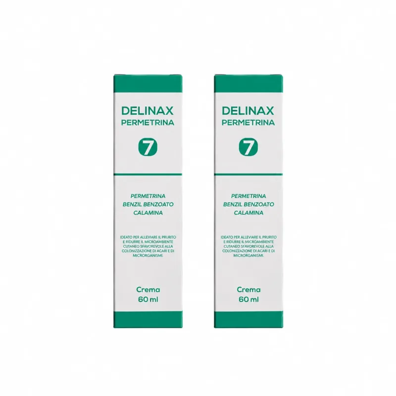 Cremă Delinax Permethrin 7, 2x60 ml — preț și oferte