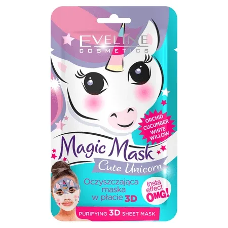 Masca faciala tip servetel Cute Unicorn, 7 ml, Eveline Cosmetics — preț și oferte
