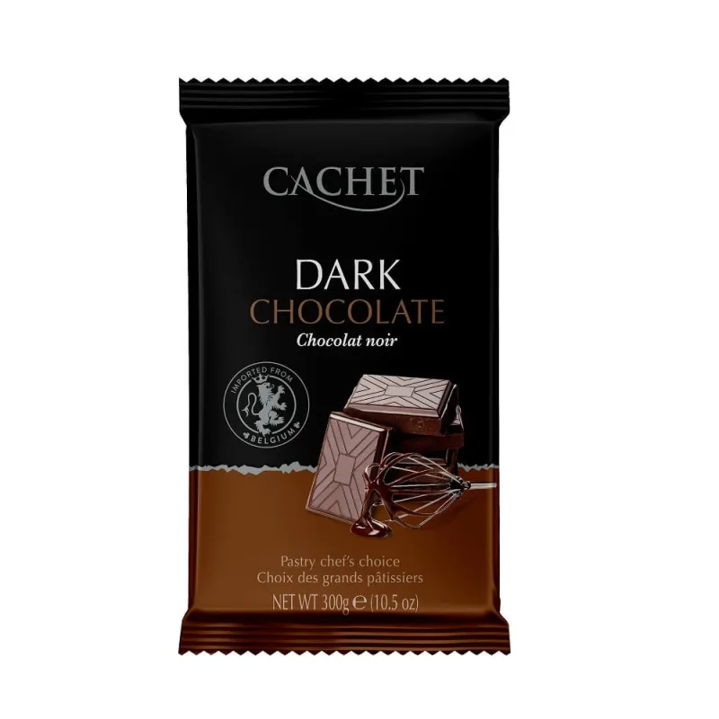 Ciocolată amăruie Cacao 54%, 300g, Cachet — preț și oferte