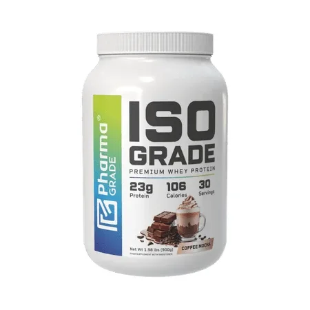 Proteina din zer Iso Grade Whey Protein, Coffee Mocha, 900 g, Pharma Grade — preț și oferte