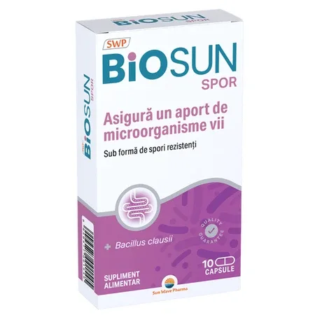 Biosun Spor, 10 capsule, Sun Wave Pharma — preț și oferte