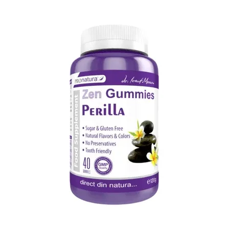 Zen Gummies Perilla, 40 jeleuri, Pro Natura — preț și oferte