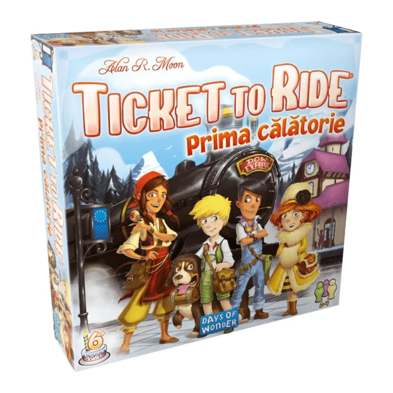 Joc de societate Prima Calatorie, 6 ani+, Ticket To Ride — preț și oferte