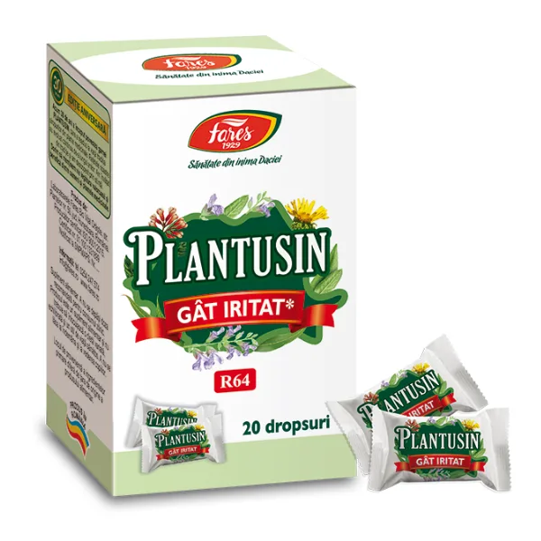 Plantusin gat iritat, Fares | 20 dropsuri — preț și oferte