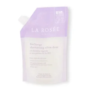 LA ROSÉE Refill Șampon ultra delicat cu keratină vegetală și semințe de in 400 ml
