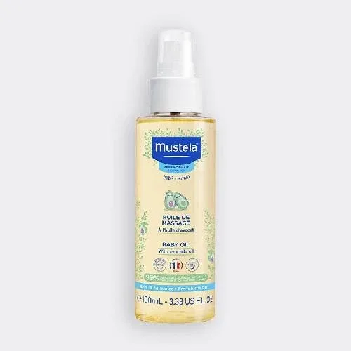 MUSTELA Baby Oil Spray de masaj cu ulei de avocado pentru bebeluși 100ml — preț și oferte