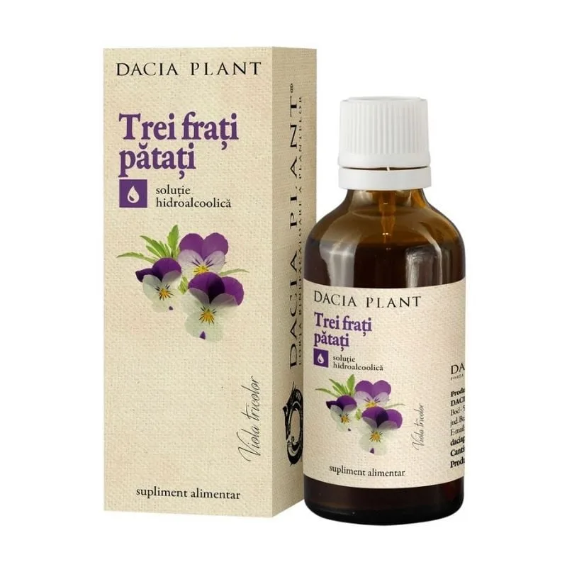 Tinctura de trei frati patati, 50ml, Dacia Plant — preț și oferte