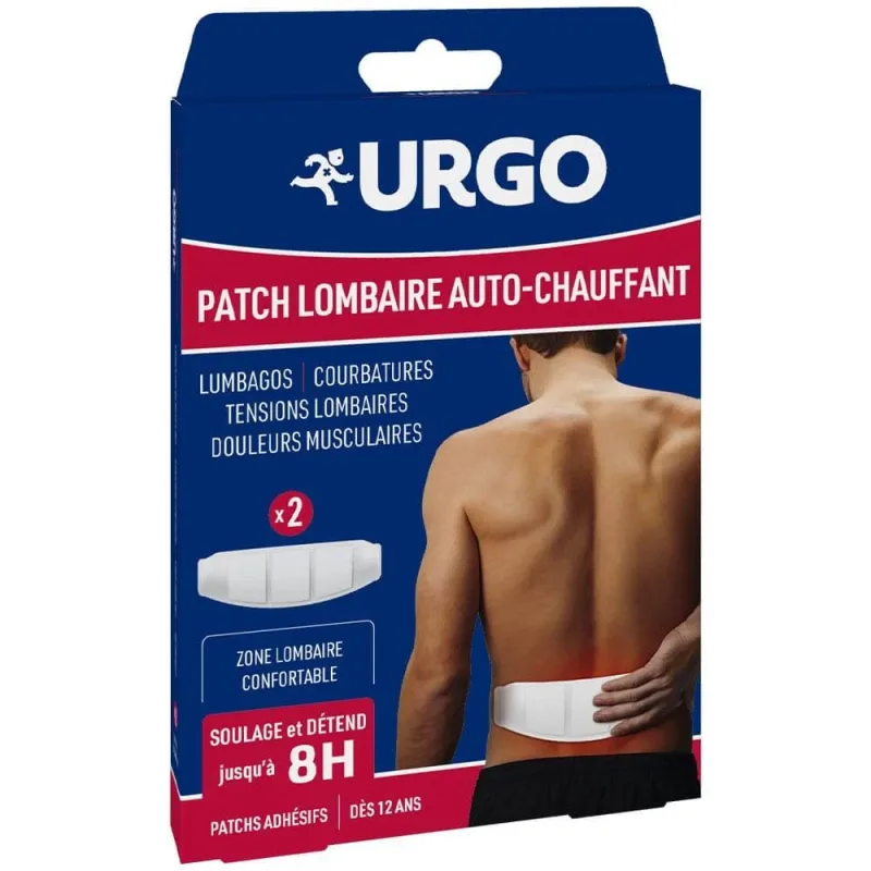 Urgo Plasture lombar autoîncălzitor 8h x2 — preț și oferte