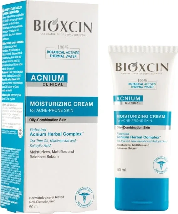 Bioxcin Acnium Sebum Balancing Moisturising Cream 50 ml — preț și oferte