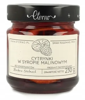 Eterno Lămâi în sirop de zmeură 230 g