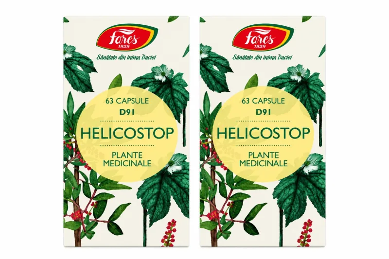 Helicostop,  D91, 2x63 capsule, Fares — preț și oferte