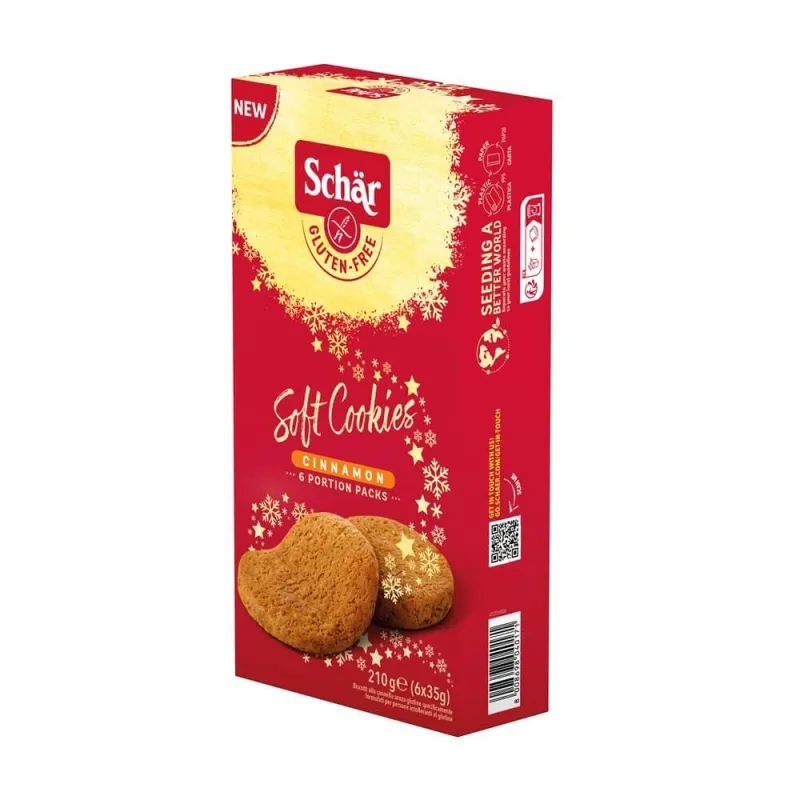 Biscuiti cu Scortisoara fara gluten Soft Cake, 210 g, Schar Dr. Schar — preț și oferte