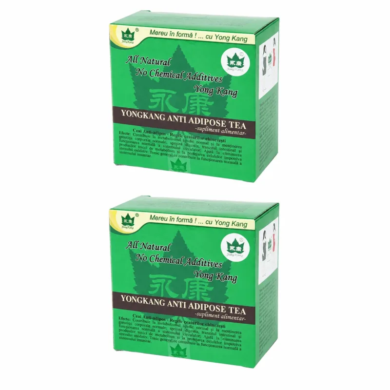 Ceai antiadipos, 2x30 plicuri, Yongkang International China — preț și oferte