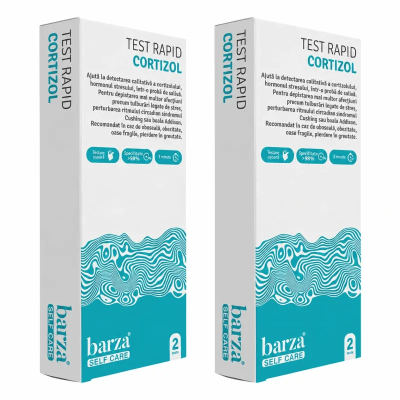 Test Rapid Cortizol, 2x2 bucati, Barza — preț și oferte