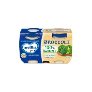 Mellin Piure cu broccoli - 2 borcane de 125 g