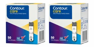 Ascensia Contour Care Taste de monitorizare a glicemiei 2x50 test