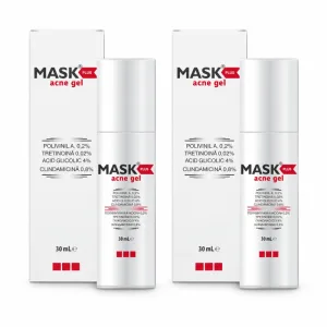 Mask Plus Acne Gel, 2x30 ml, Solartium