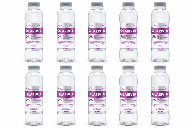 Apa cu continut redus de deuteriu Qlarivia 25 ppm, 10x500 ml, Mecro System — preț și oferte