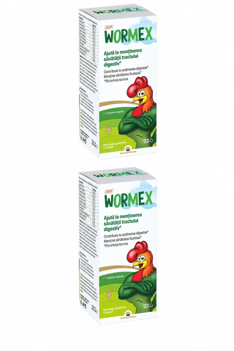 Wormex, 2x200 ml, Sun Wave Pharma — preț și oferte