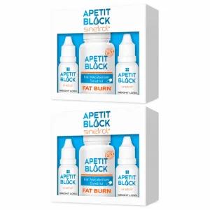 Pachet Apetit Block Sinetrol 60 capsule + 4x15 ml, Empire Expert Pharma