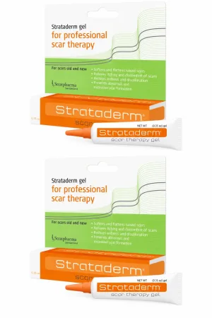 Strataderm 2x20 g Scar Therapy Gel Silicon pentru Cicatrici, Arsuri & Alergii