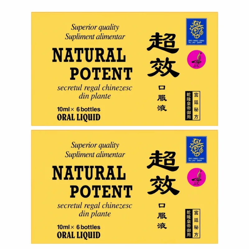 Natural Potent, 2x6 fiole, Naturalia Diet — preț și oferte