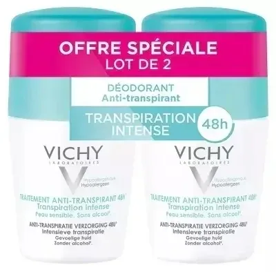 VICHY Traitement Anti-Transpirant 48H deodorant roll-on 2 ... — preț și oferte