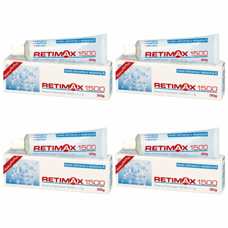 Retimax 1500 unguent protector cu vitamina A, 4x30 g, Farmina — preț și oferte
