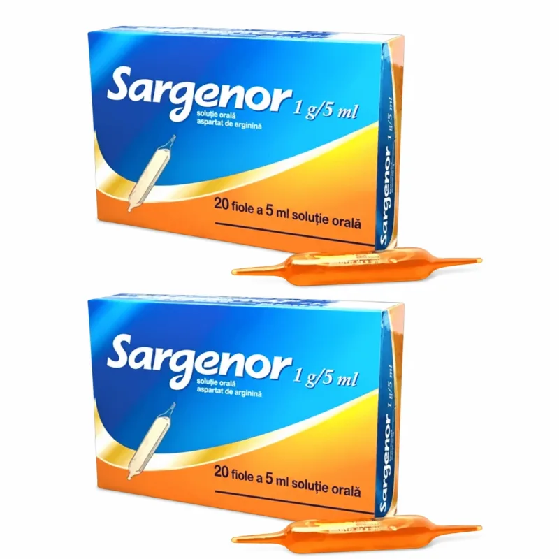 Sargenor, 1 g/5 ml, 2x20 fiole, Meda Pharma — preț și oferte