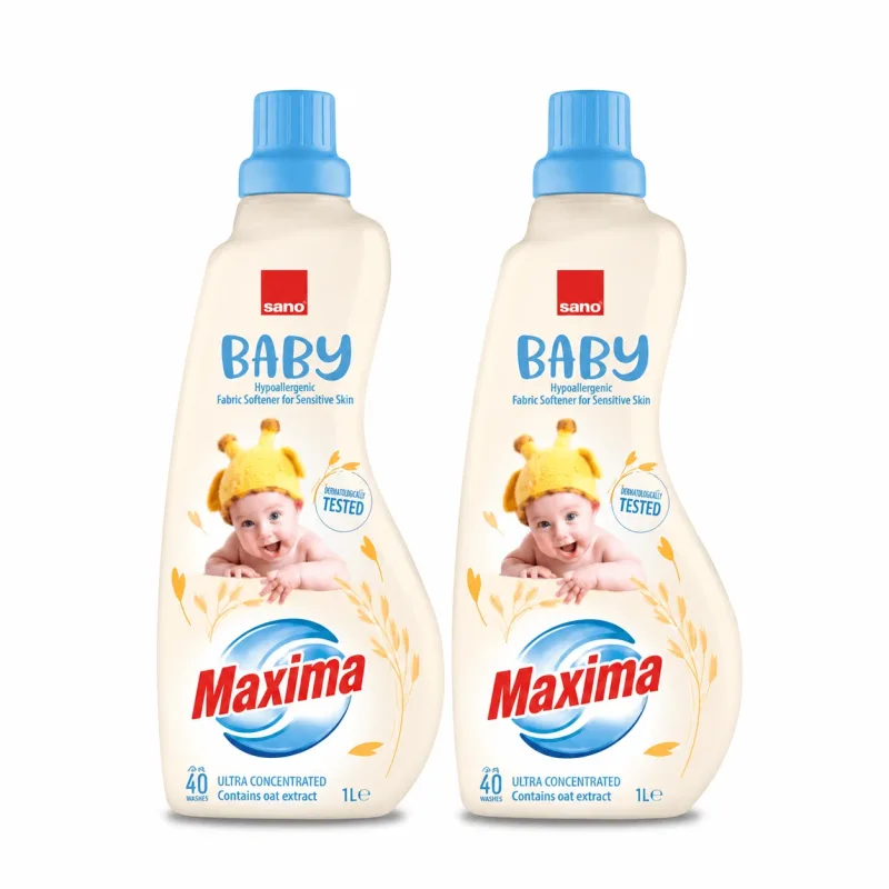Balsam Ultra Concentrat Sano Maxima Baby Oat, 2x1 L, Sano — preț și oferte