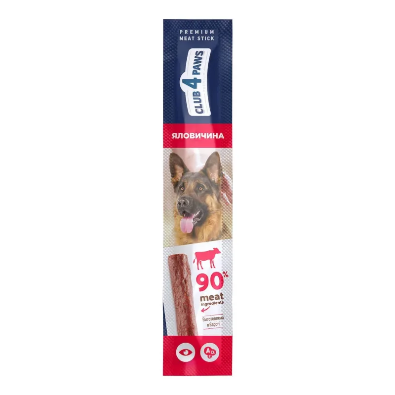 CLUB 4 PAWS Premium Stick, recompense câini, Batoane, Vită, 12g — preț și oferte