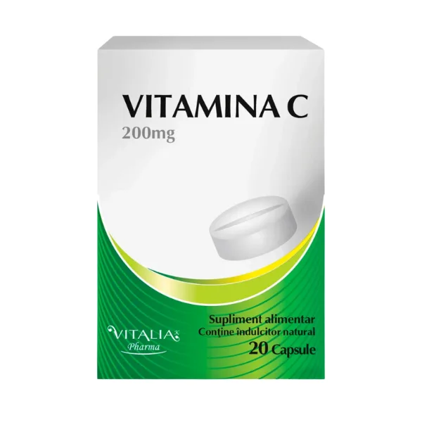 VITAMINA C 200MG VITALIA K VIVA PHARMA — preț și oferte