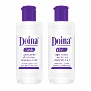 Lapte nutritiv vitaminizant Doina Clasic, 2x200 ml, Farmec