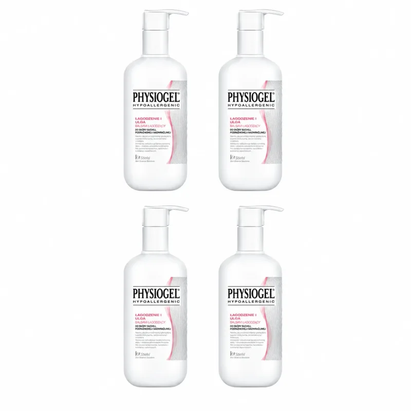 Physiogel 4x400 ml Soothing and Relieving Lotion, piele uscată, iritată și hipersensibilă Aristeon — preț și oferte