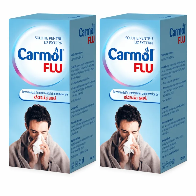 Carmol Flu, 2x100 ml, Biofarm — preț și oferte
