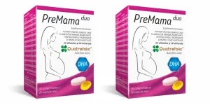 Complex de mulivitamine PreMama Duo, 2x30 comprimate, Alkaloid