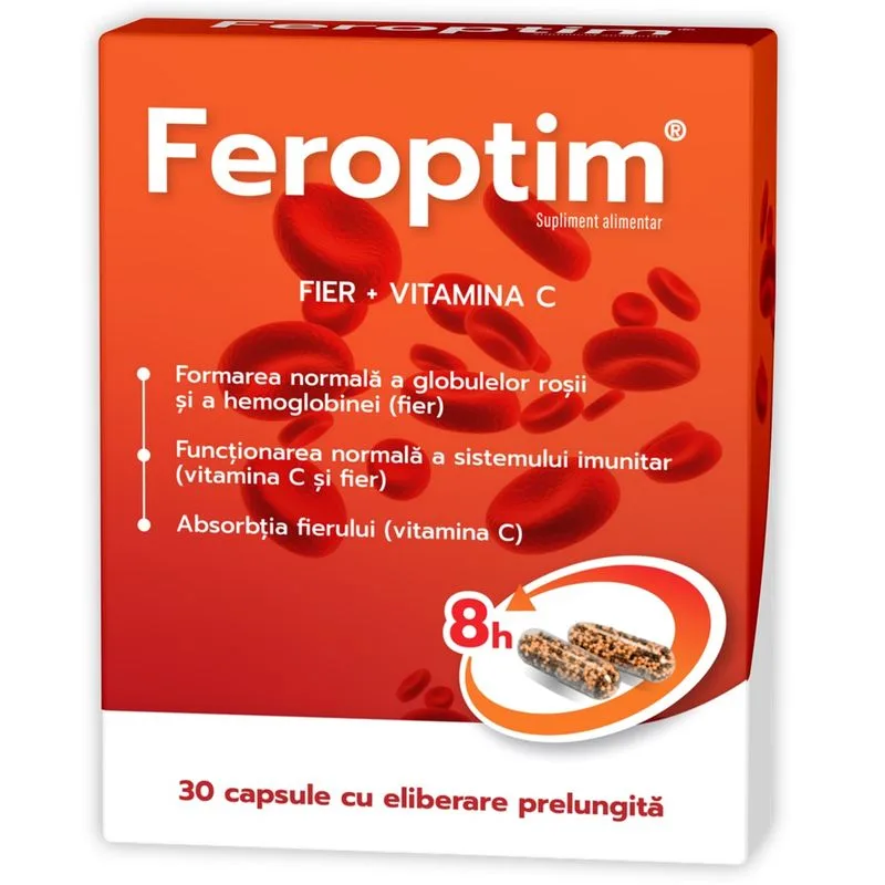 Zdrovit Feroptim cu eliberare prelungita, NP Pharma | 30 cps — preț și oferte