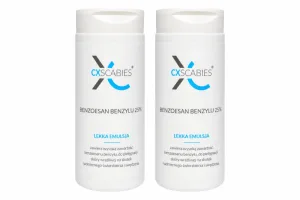 CxScabies Benzoat de benzil 25%, emulsie ușoară, pentru pielea cu scabie și prurit, 2x100 ml