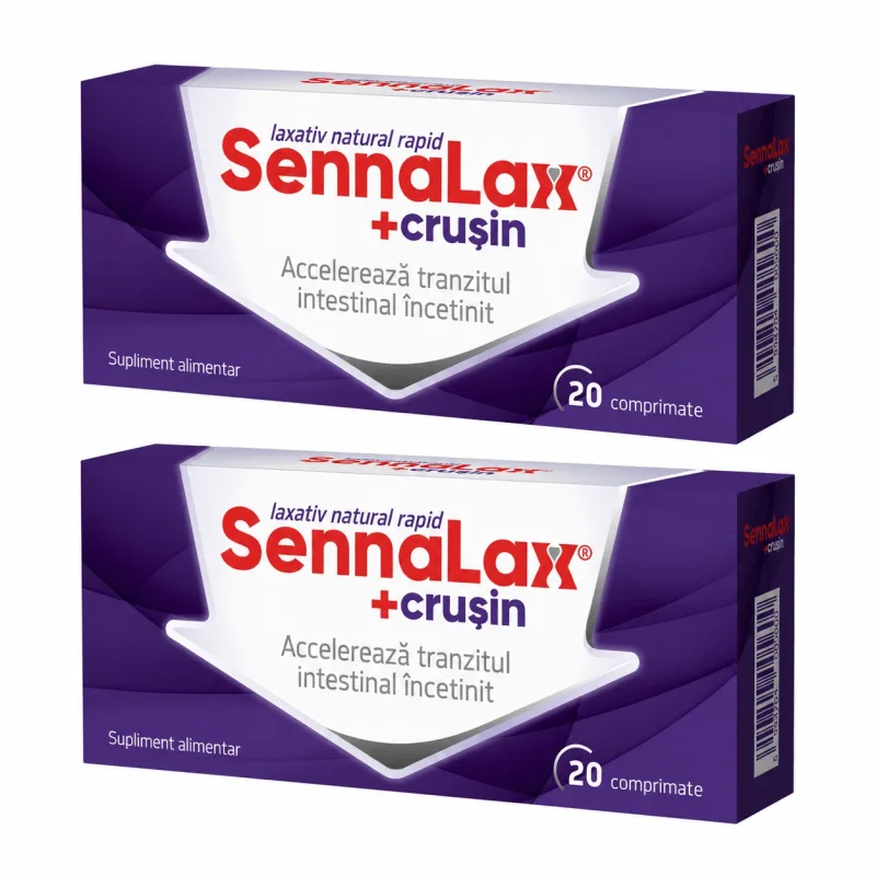Sennalax plus Crușin, 2x20 comprimate, Biofarm — preț și oferte