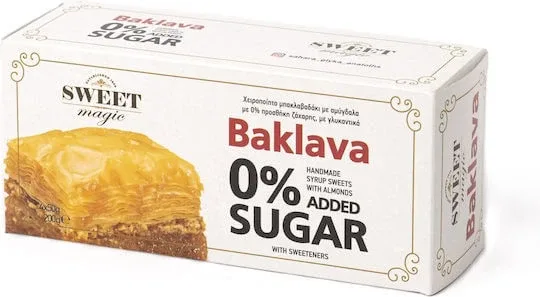Sweet Magic | Baklava 0% zahăr | 4 x 50 g — preț și oferte