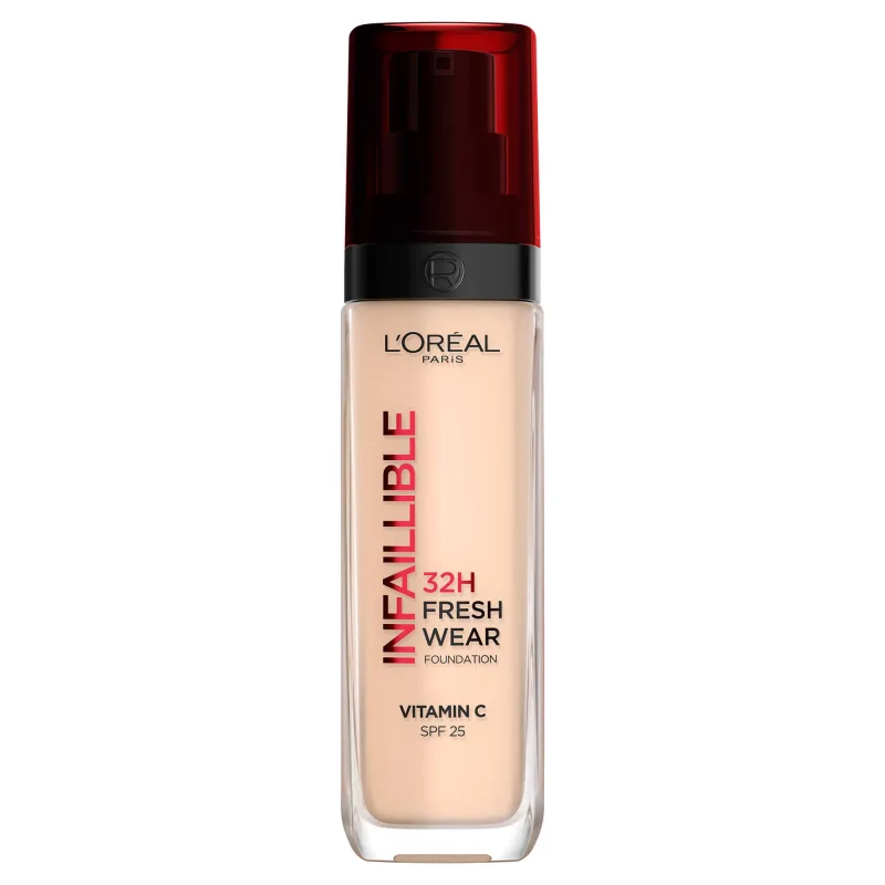 Fond de ten rezistent la transfer Infaillible 32H Fresh Wear 20 Fair-Light, 30 ml, L'Oreal L'Oréal Paris — preț și oferte