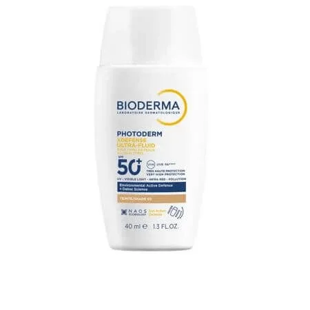 Fluid nuantator cu protectie solara fototip 3 SPF50+ Photoderm Xdefense, 40 ml, Bioderma — preț și oferte