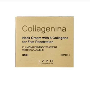 COLLAGENINA Cremă pentru gât de gradul 1 Cremă pentru gât cu 6 molecule de colagen, 50ml
