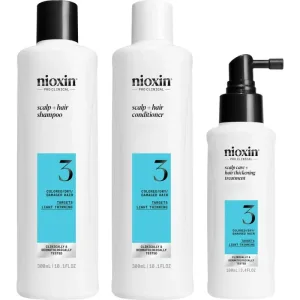 Kit Nioxin System 3 - șampon volumizator 300 ml + balsam 300 ml + tratament 100 ml