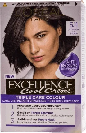 Loreal Paris  EXCELLENCE CREME Vopsea de păr permanentă cu amoniac 5.11, 1 buc — preț și oferte