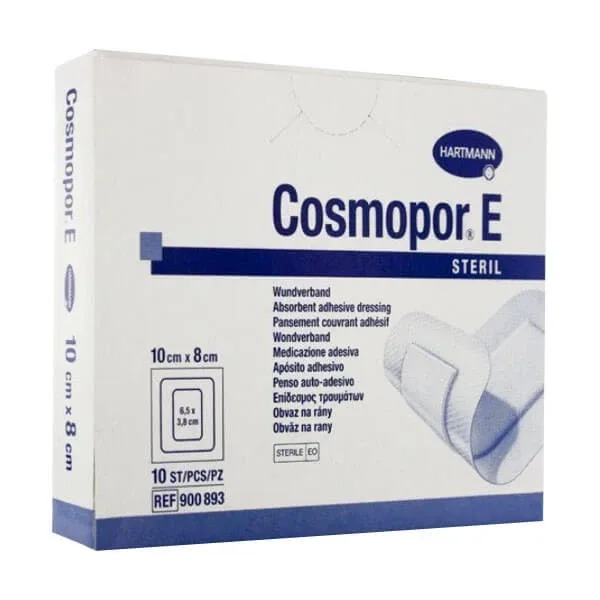 Cosmopor E, pansament chirurgical, steril, 10 cm x 8 cm, 25 buc. HARTMANN — preț și oferte