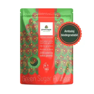 Îndulcitor pulbere Green Sugar, 2000 g, Laboratoarele Remedia