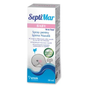 Spray nazal cu apa de mare izotona Baby, 30 ml, Septimar